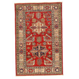 Meill Hand Woven Cotton and Wool Oriental Area Rug