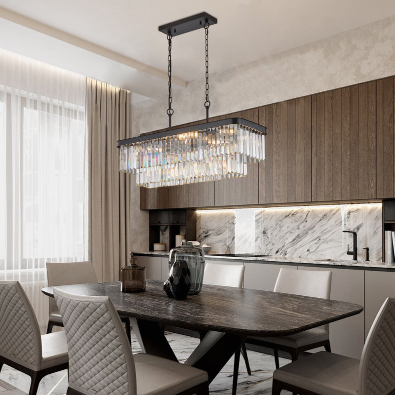 Tiered Ceiling Light, Black