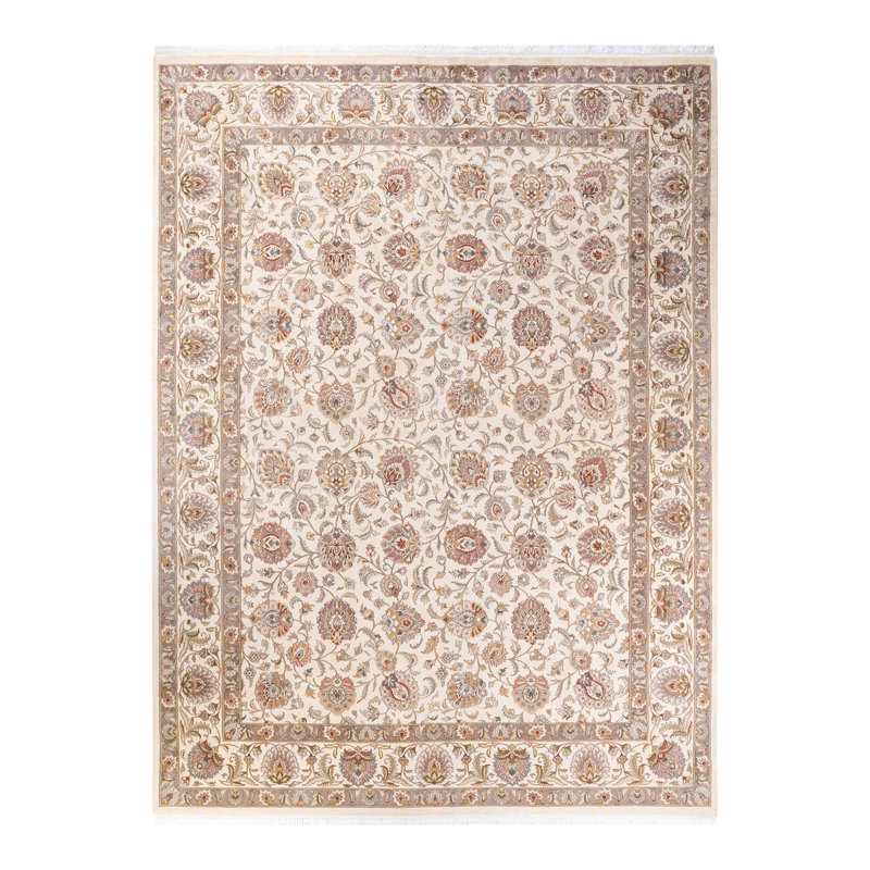 Classic One-of-a-Kind 9'2" X 12'5" Hand Knotted Area Rug