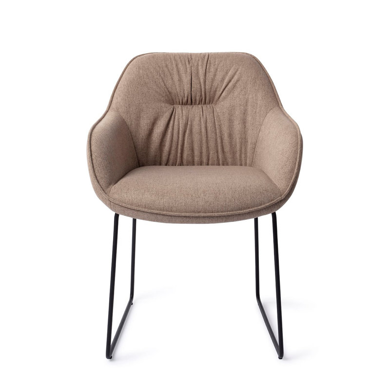 Miki Soft Carota Dining Chair, Brown