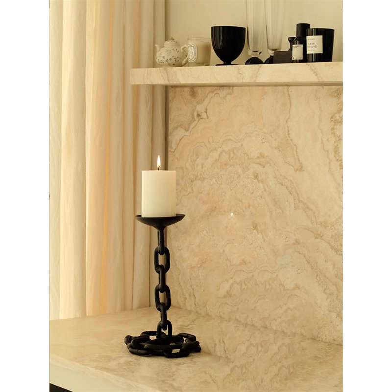 11.42'' H Metal Tabletop Candlestick