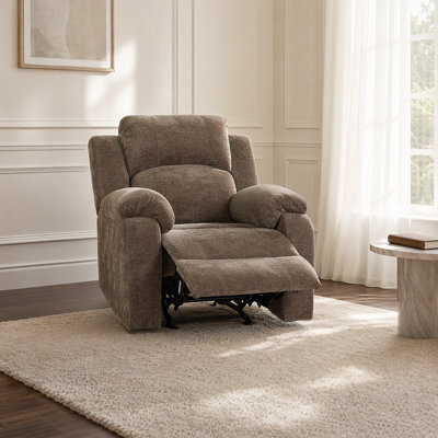 Fauteuil inclinable confortable - Chaise longue d'intérieur avec 3 angles d'inclinaison pour le salon et le cinéma maison