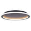 GAVYN 20 In. 1 Light Integrated LED Black Modern Flush Mount-1848083208