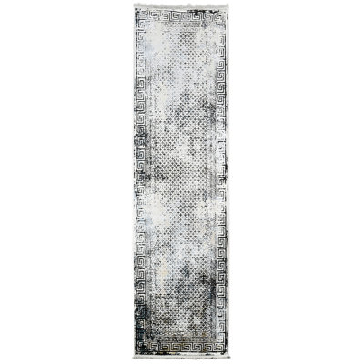 Brinda Collection Grey Transitional Area Rug - 5' X 8'