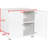 modern style Metal Printer Stand with Door Adjustable Shelf File Cabinet on Wheels for Home Office-1373128896
