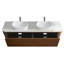 Meuble-lavabo mural de 72 pouces avec lavabo double blanc ovale à rayures et tiroirs de rangement-381137900-381137903-381137902