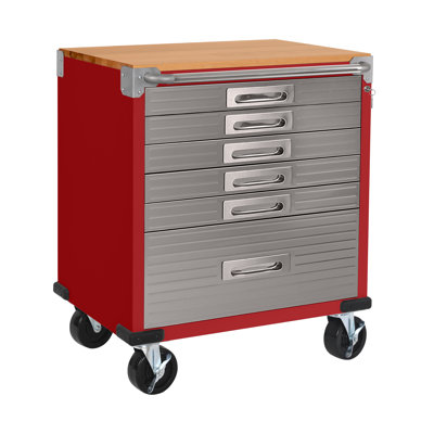 Seville Classics UltraHD 6-Drawer Rolling Cabinet