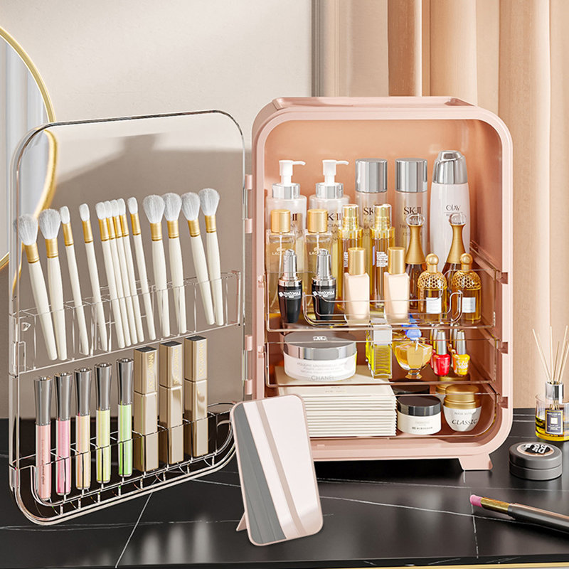 Plastic Makeup Organiser, Orange