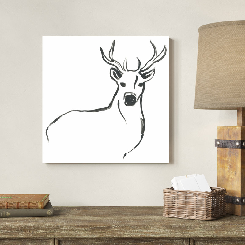 Minimal Deer II, H 20 po x l 20 po