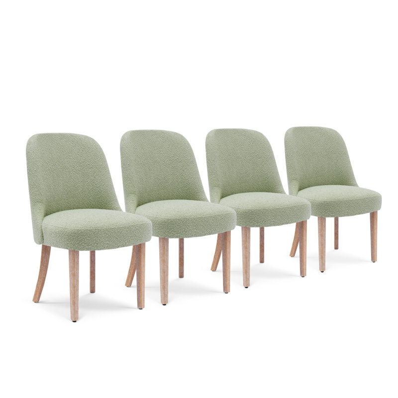 19.5'' H Upholstered Side Chair, Green
