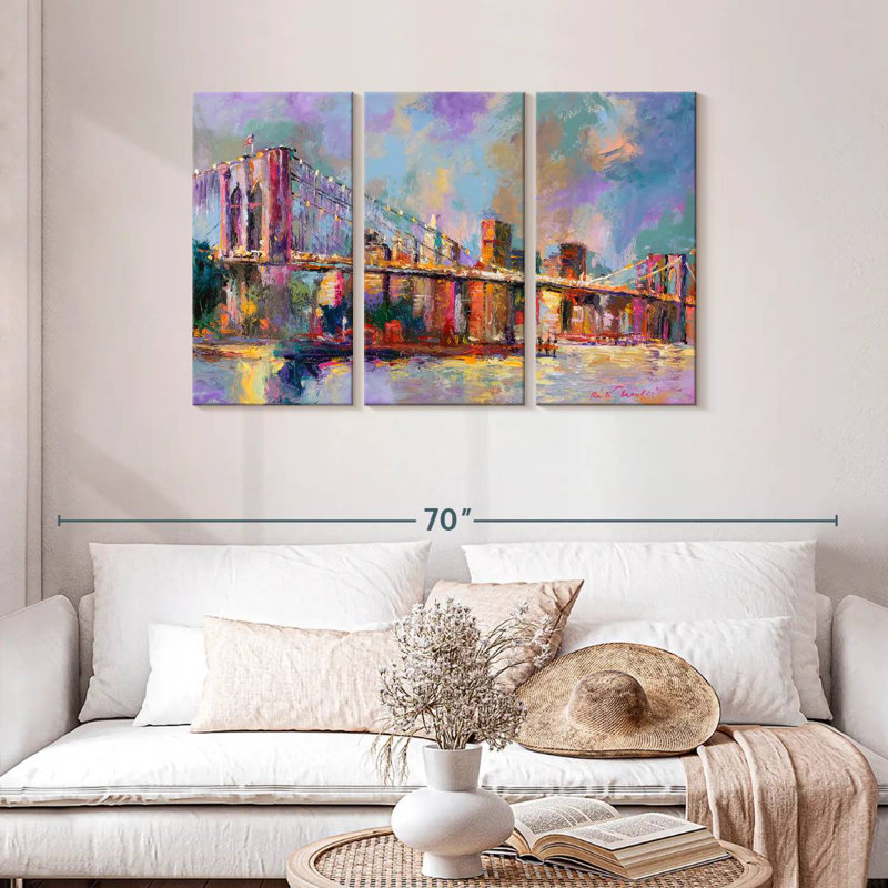 Sebbie Brooklyn Bridge Colors, 28" H x 45" W