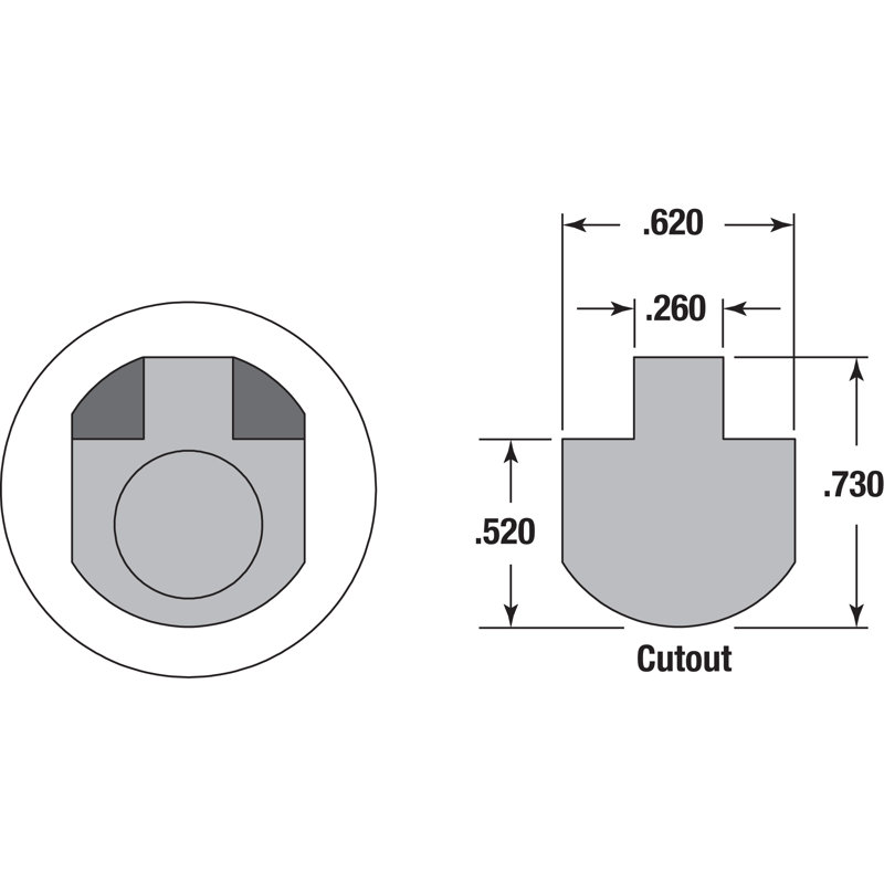 Prime-Line Zinc Plated Finish Mailbox Lock