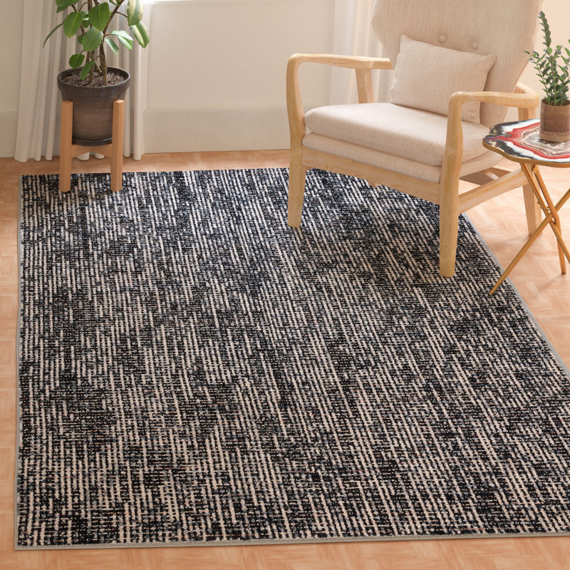 Tapis en laine touffeté à la main Farhat, Rectangle de 10 pi x 14 pi