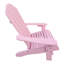 Confortable chaise en bois rose pour - Design, intérieur et extérieur, placement polyvalent, patio solide, porche, terrasse, jardin, bord de piscine, sièges, configuration facile à assembler-596446992
