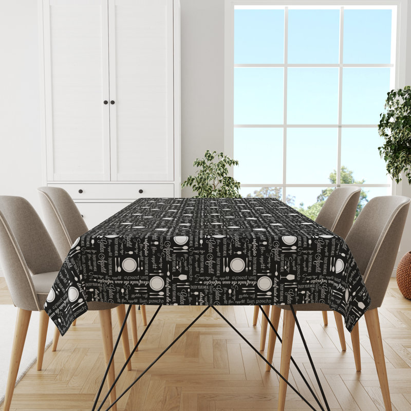 Nappe, Noir / gris, 104 po x 60 po