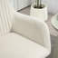 Abuaber Modern Accent Chair Velvet-Touch Fabric Armchair-1070678419