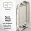 Tower T969012MSH Collapsible Laundry Basket with Pop-Up Design, 42L, 7.5 x 61 x 45cm, Latte