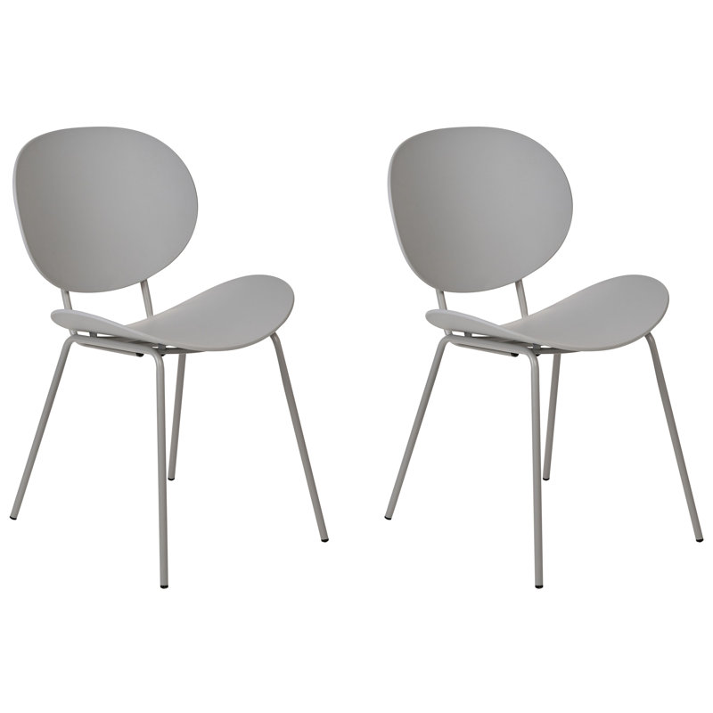 Lakra 44cm H Side Chair, Light Grey