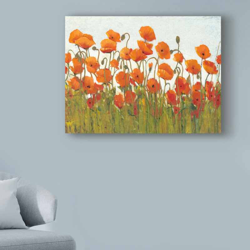 « rows of pops ii », reproduction de peinture à l’acrylique sur toile tendue, H 18 po x l 24 po x P 2 po