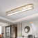 Tranae 1 - Light 38.6" Simple Rectangle Crystal LED Dimmable Flush Mount