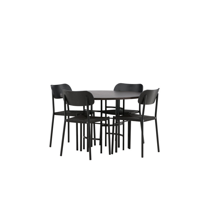 Mordenhill 4 -Person Dining Set, Brown