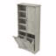 Armoire de rangement de salle de bain avec portes-325025670