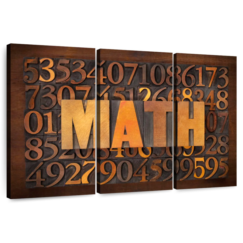 Math On Numbers, 20" H x 33" W