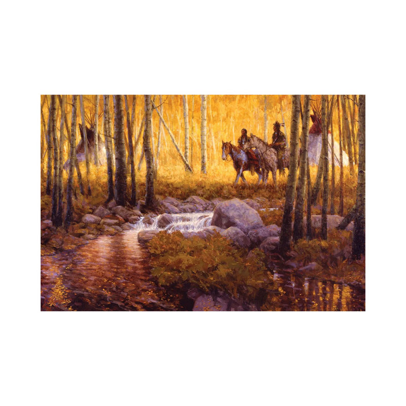 Stand Of Gold by Joe Velazquez - Wrapped Canvas Print, 20.32 cm H x 30.48 cm W