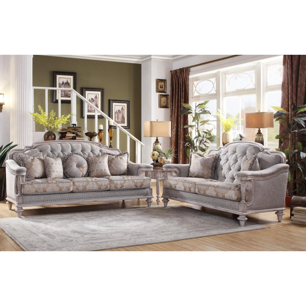 One Allium Way Aadon 2 Piece Living Room Set Wayfair Canada