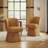  Upholstered Swivel Dining Chair-1947745926