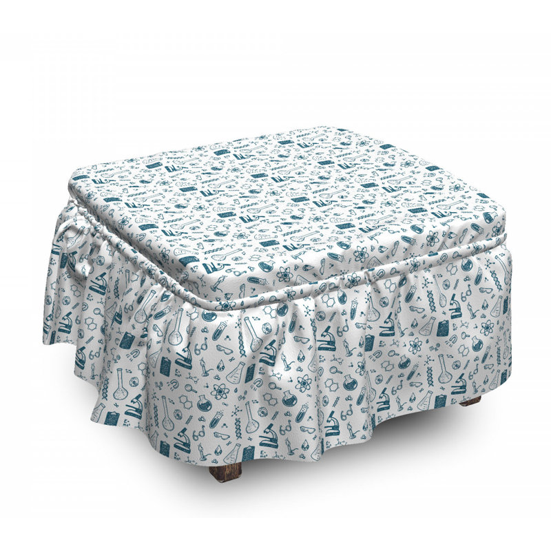 Housse pour repose-pieds chimique d’illustration