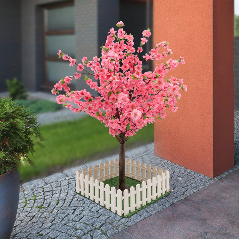 Arbre de cerisier artificiel 59,06 po, Rose