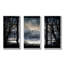 «Midnight Gothic Winter Window View I - Winter Landscape», art mural-1584021060-1584021083