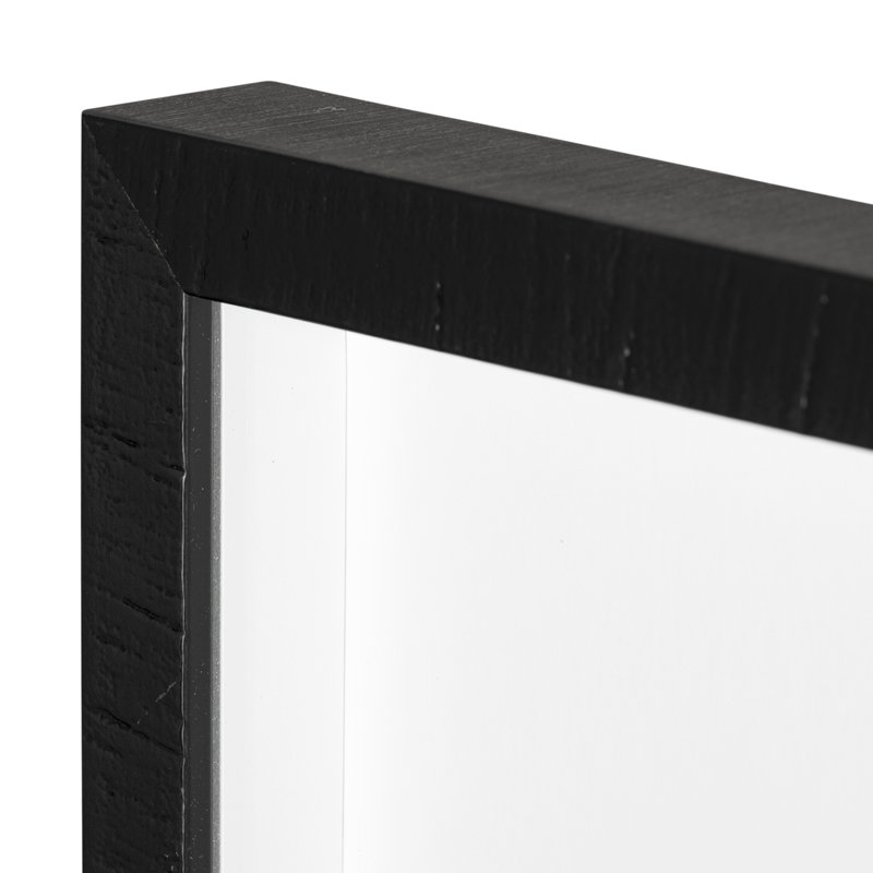 «North Carolina a», reproduction d'art encadrée sous verre, Cadre simple noir, Oui, H 25,5 po x l 21,5 po x P 1,5 po