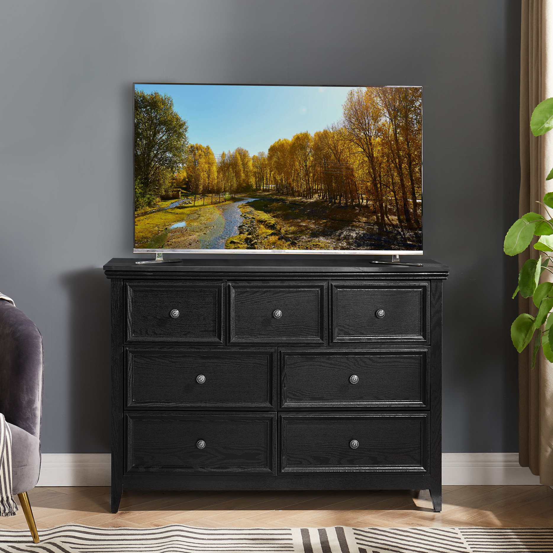Jaxon - 7-Drawer Dresser - Casual Mink