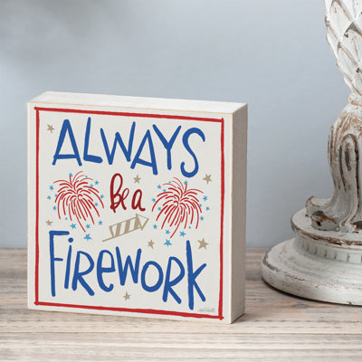 Panneau décoratif en bois Jonaid Firework