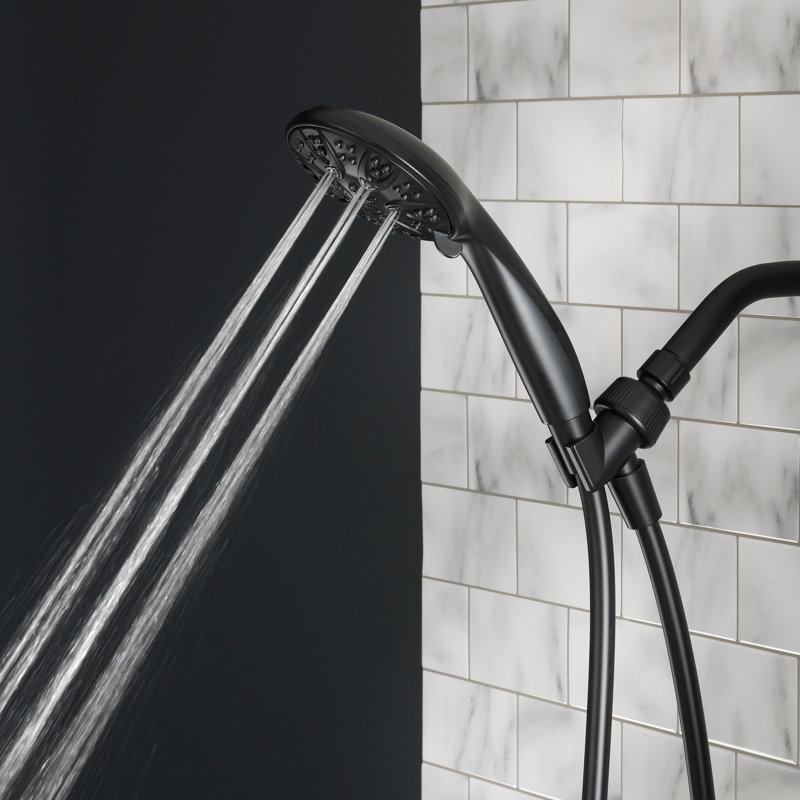 5-setting Handheld Shower Head, Matte Black