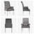 Upholstered Tufted Arm Dining Chairs-648702695