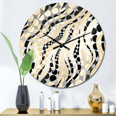 Horloge murale abstraite