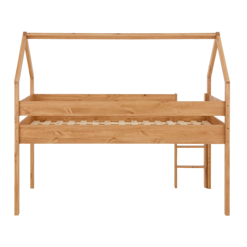 Manon European Single (90 X 200 Cm) Mid Sleepers House Beds, Walnut