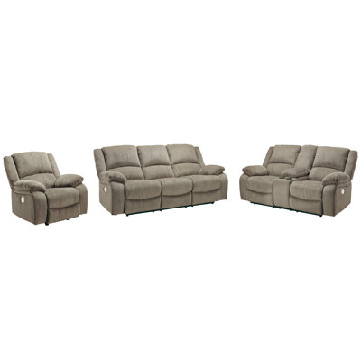 Draycoll 3 - Piece Reclining Living Room Set -  Signature Design by Ashley, PKG007318