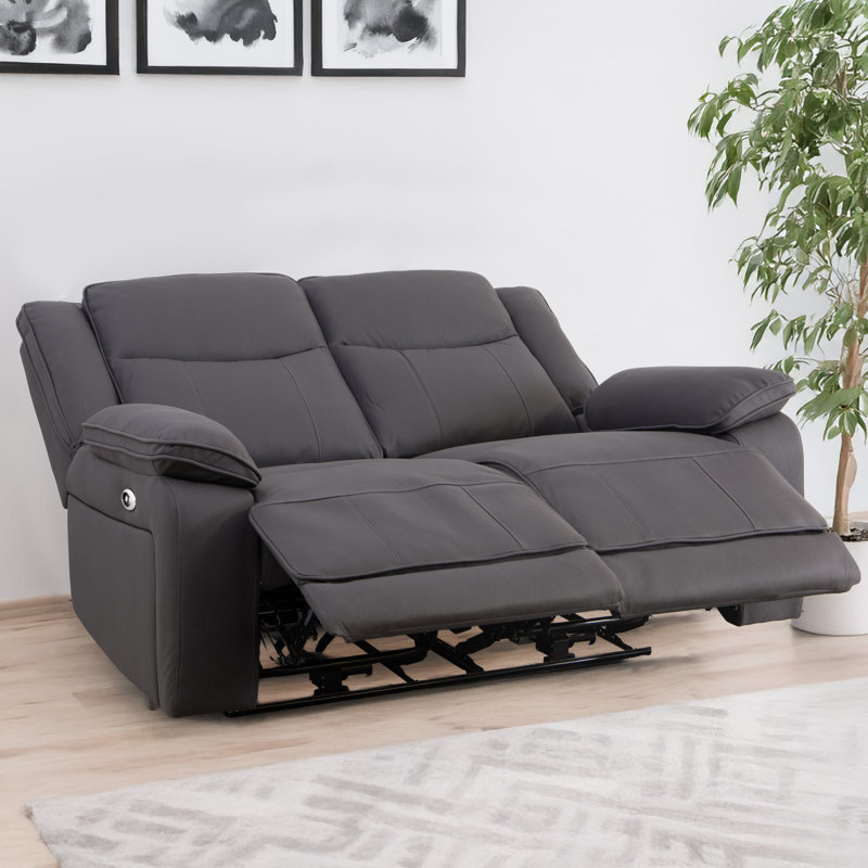 Maplewood Milan Manual Recliner Armchair - Mocha, Does Not Apply, 102" H x 157" W x 95" D, Power