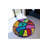 Multicolored Purple Stripe Detailed Woven Base Modern Decorative Carpet-1611388508