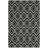 Bullock Hand Woven Flat Weave Wool/Cotton Geometric Rug in Black/Ivory-2147035367