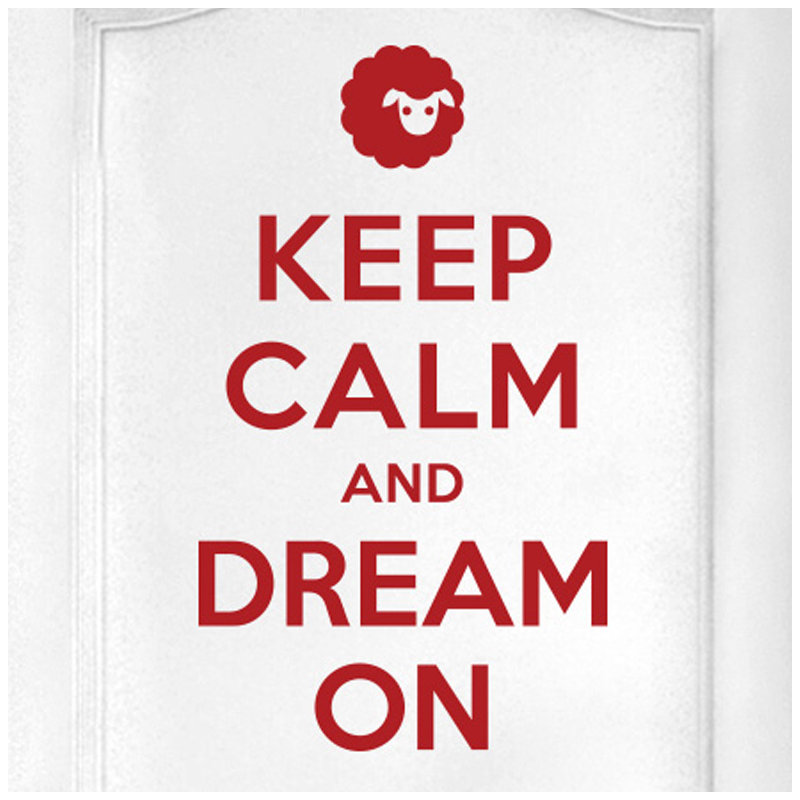 Wall Decal, Dark Red