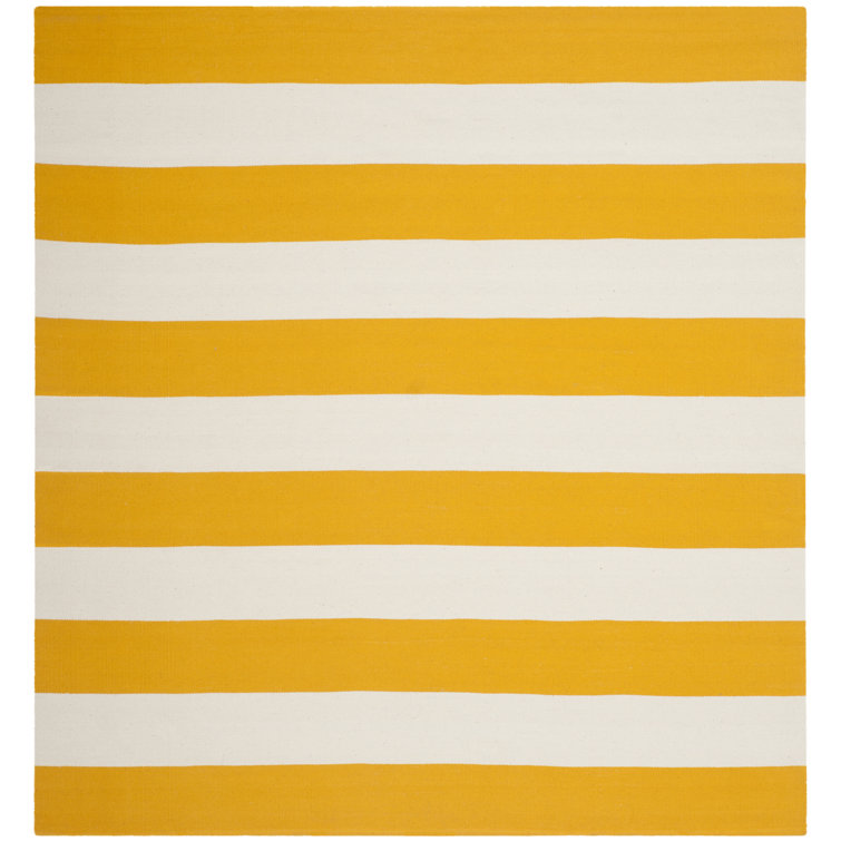 Parikh Hand Woven Cotton Striped Rug