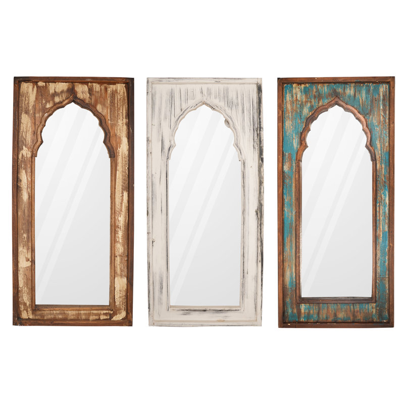 Mountview Flat Mirror, Turquoise