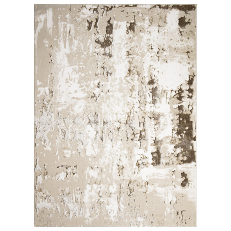 Jeromy Abstract Indoor / Outdoor Area Rug, Runner 60 x 220cm