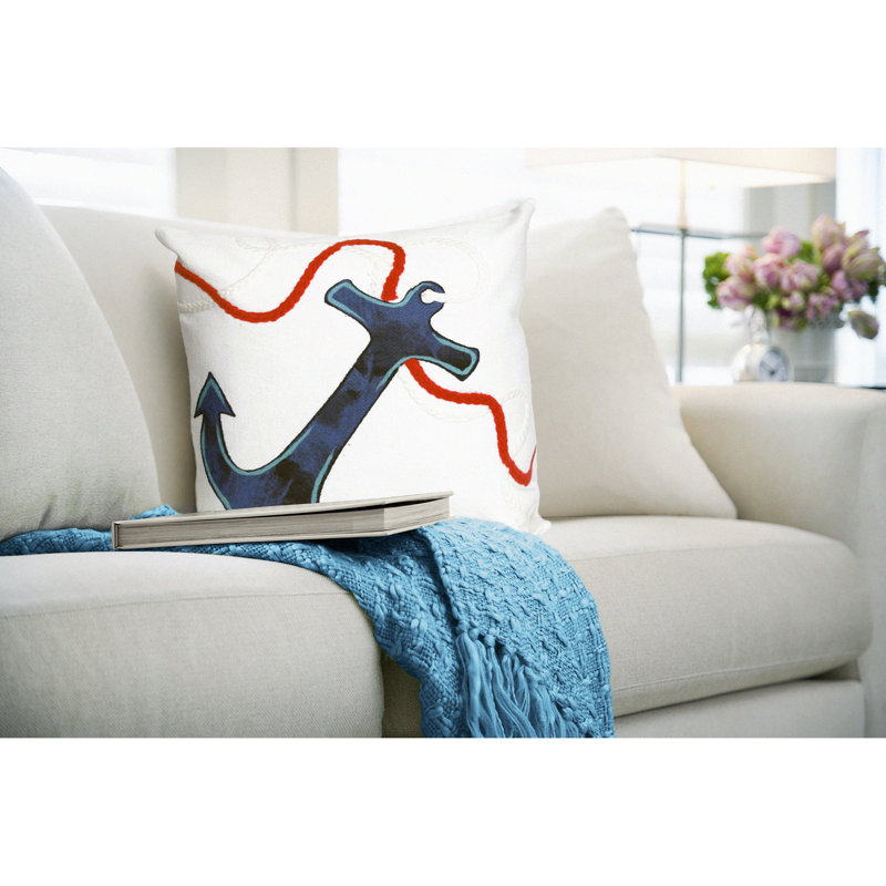 Anchor Outdoor Square Pillow Cover & Insert