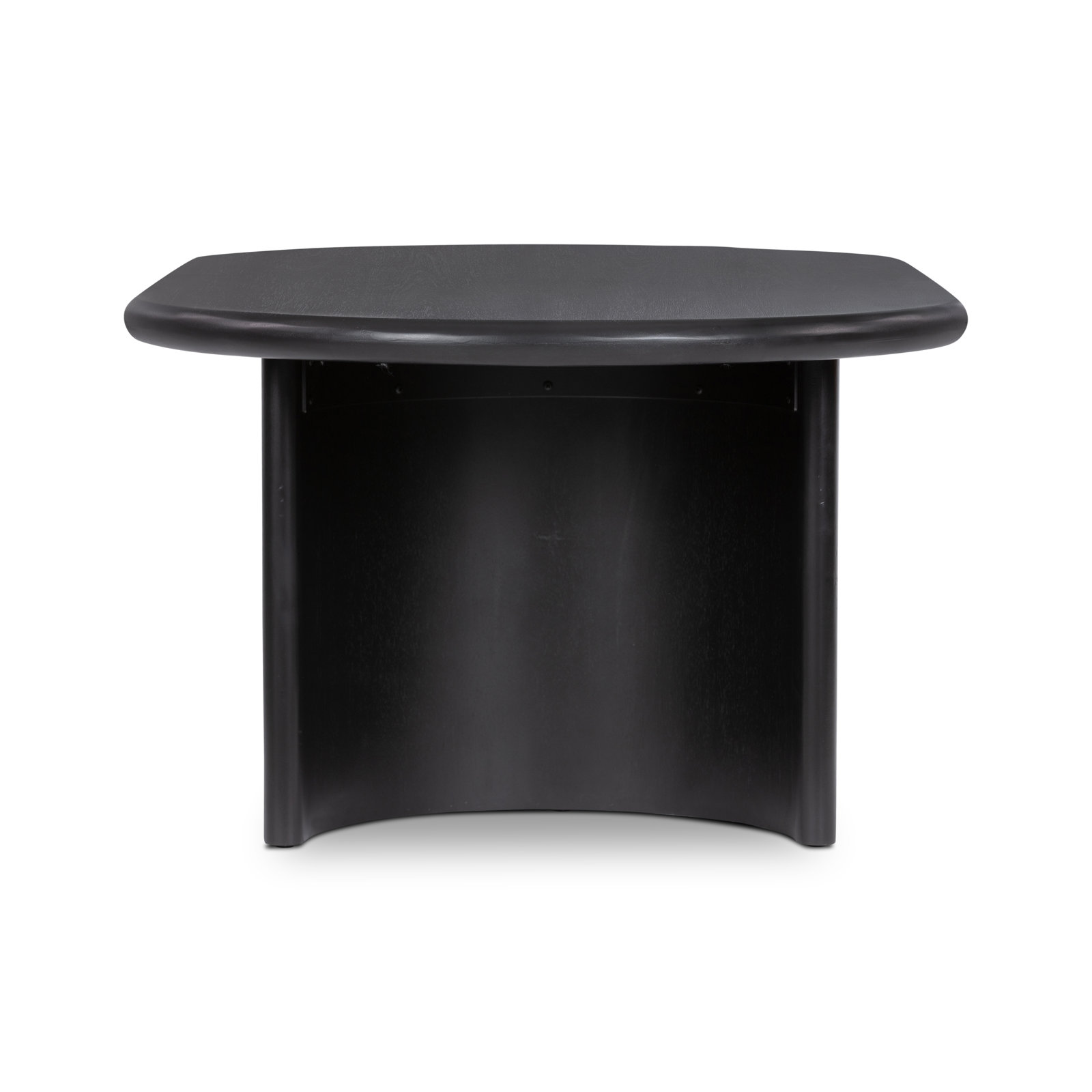 Haiden Single Coffee Table, Aged Black Acacia, 17" H x 27" L x 51" W